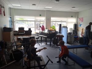 Pracownia muzyczna szkoły Vesterbaerjskoli